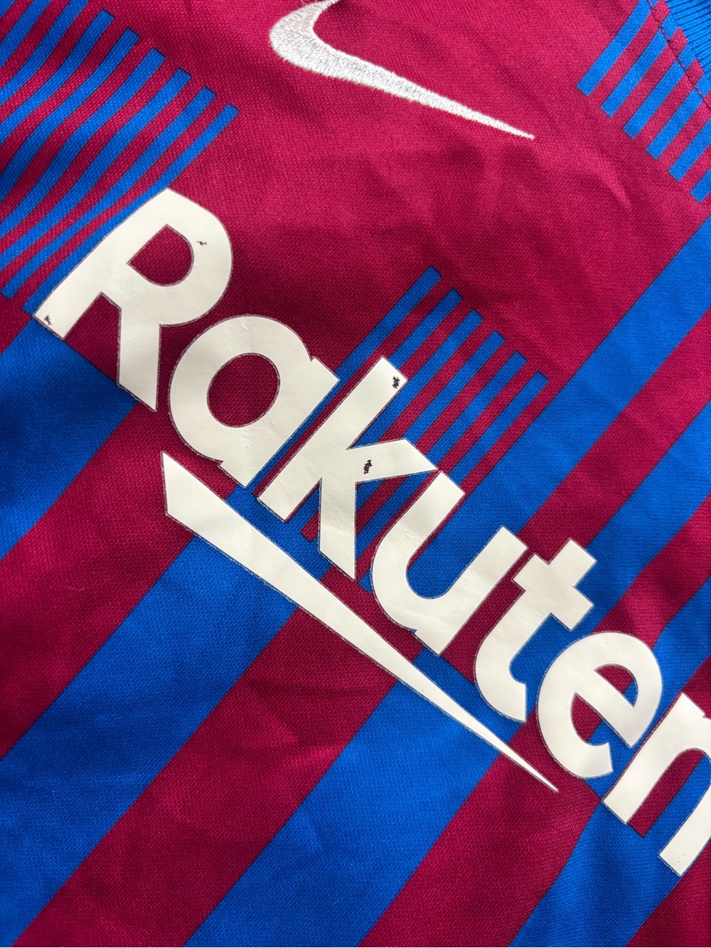 Nike Kids FC Barcelona Blue & Maroon Jersey and Shorts Set - Picture 2 of 5